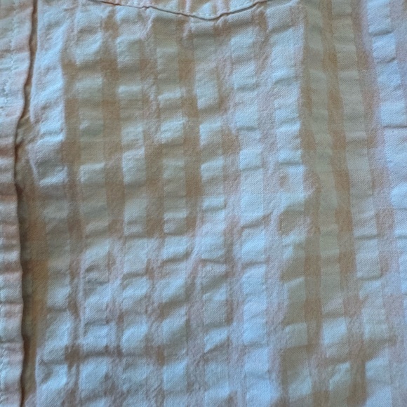 Janie and Jack Seersucker Button Down Pink Shirt - Picture 3 of 6